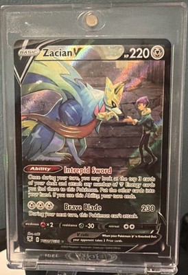 Zacian V TG21/TG30 Swsh10: Astral Radiance Trainer Gallery  Full Art (One Touch)
