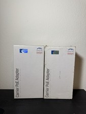 LOT OF 2 NEW Ubiquiti Networks 24V 0.5A Carrier POE Adapter Injector Power Cord