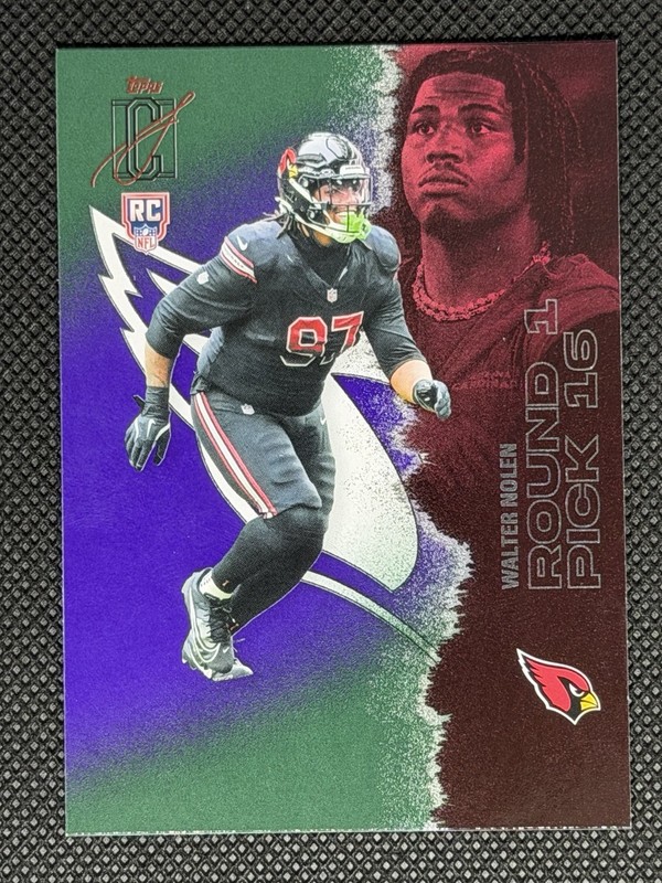2025 Topps Signature Class Walter Nolen Green & Purple #146 Rookie RC Cardinals