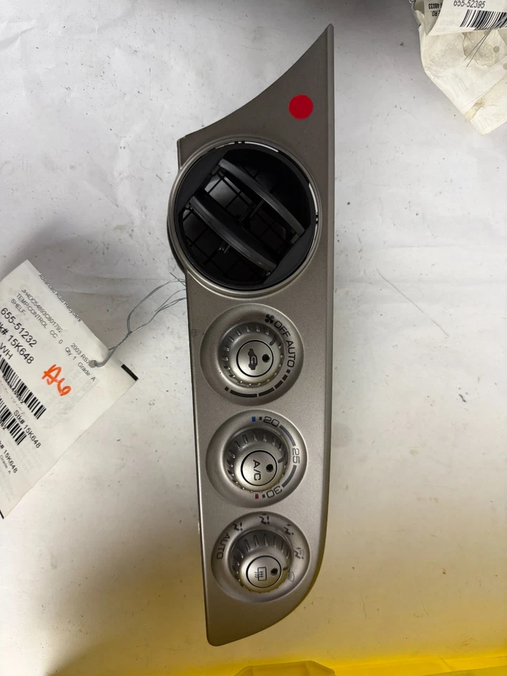 2002-2006 Acura RSX A/C aquecedor unidade de controle de temperatura climática 79600S6MA42 FABRICANTE DE EQUIPAMENTO ORIGINAL - Imagem 2 de 4