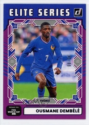 2025 Panini Donruss Road to FIFA World Cup Purple 40/99 Ousmane Dembele #20 1r1u