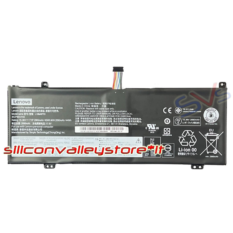 Lenovo L18C4PF0 Batteria ThinkBook 13s-IWL 14s-IWL Originale 45Wh