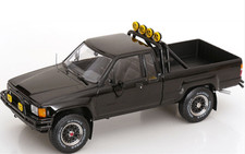 KKS: Toyota Truck Xtra Cab 4x4 Hilux 1985 Black Back to the Future III, 1:18