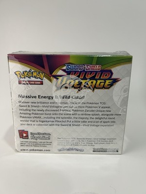 how much is a vivid voltage booster box Pokémon Sword & Shield Vivid Voltage Booster Box English