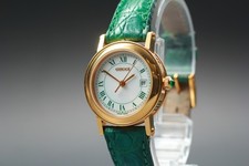 [Near MINT] Gucci 7200L Green 26mm White Dial Date Quartz Women's Watch