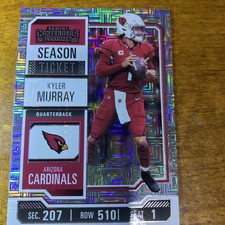 Kyler Murray Season Ticket Silver Panini Contenders Football 2023