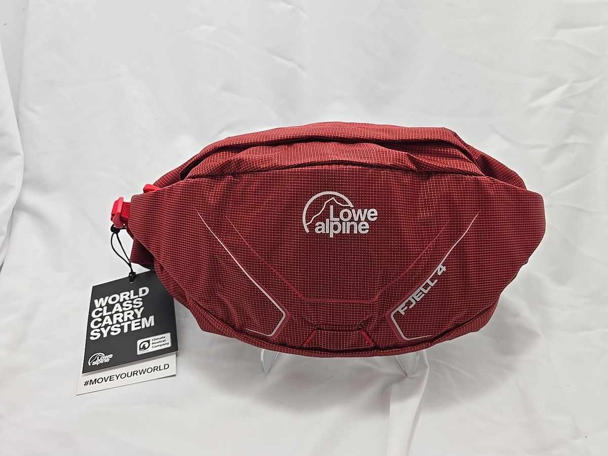 NWT Lowe Alpine Rab Fjell 4 Lumbar Waist Pack Belt Bag Auburn Red