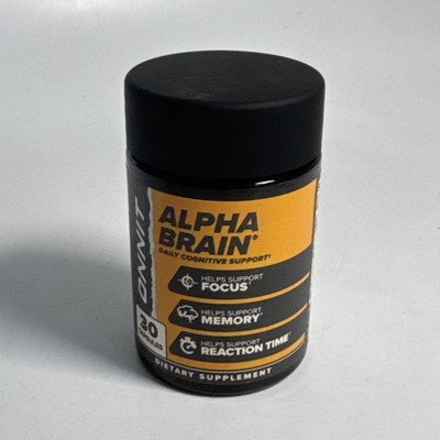 Brand New Sealed Onnit Alpha Brain Capsules 30 Count Exp 03/2027 Sealed