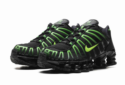 #ad Nike Shox TL Black Neon Electric Green AV3595 012 Men#x27;s Size 14 $111.96