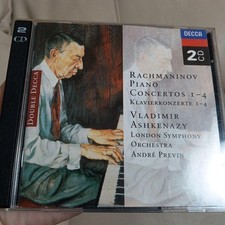  CD Rachmaninov Piano Concertos 1-4 2Cd Booklet Concert Collectible USED/K