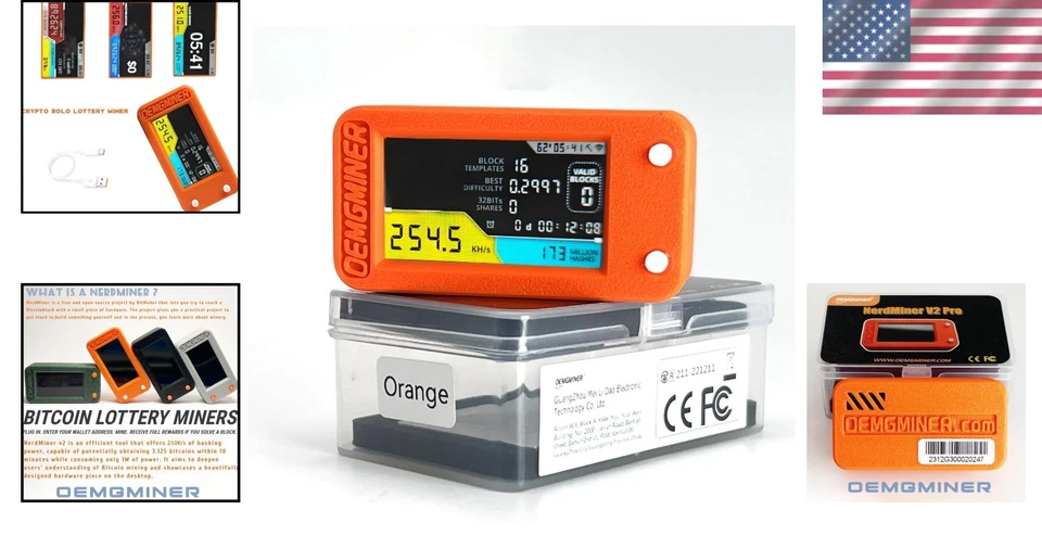 Power Efficient Bitcoin Miner - WiFi, USB-C, Low Consumption - Image 2 of 4