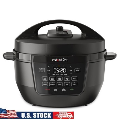 Wide Base Pressure Cooker 7-in-1 Multicooker Smart Cooking Programs Easy Cleanup