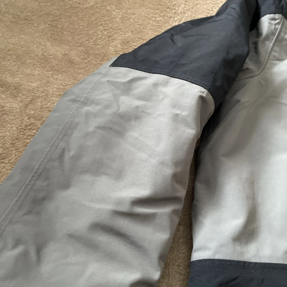 Lands’ End Kids Squall XL Chaqueta Husky Invierno Abrigo para Nieve Forrado de Vellón Negro/Gris Foto 3 de 4