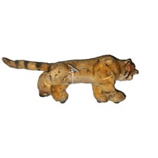 Vintage 1966 MARX Wind Up Tiger Toy Working 11" Retro Antique