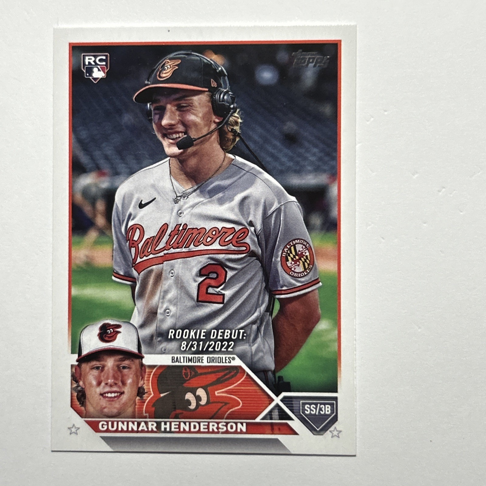 2023 Topps Update Series - Rookie Debut Gunnar Henderson #US18 (RC)
