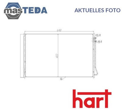 636 950 KONDENSATOR KLIMAANLAGE HART NEU OE QUALITÄT