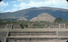 Teotihuacan Piramides del Sol Pyramide Ruine prähis