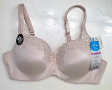 NWT Playtex Love My Curves 36C Balconette Underwire Bra Beige