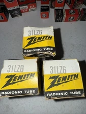 Lot Of 3: Zenith Tube 31LZ6, NOS Vintage Beam Power Vacuum Tube