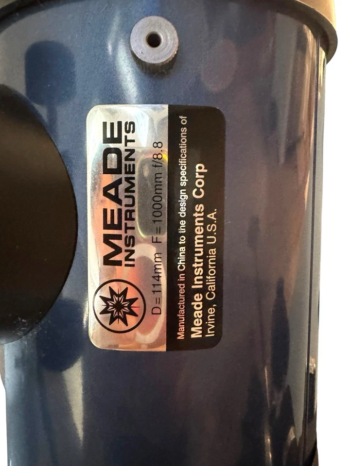 Meade Instruments Polaris 114mm EQ Reflector Telescope w/ Stand - No Manual - Image 3 of 4