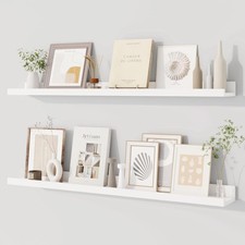 Picture Ledge Shelf Wall Floating Shelves Set of 2 36 Inch Long Floating Shelves