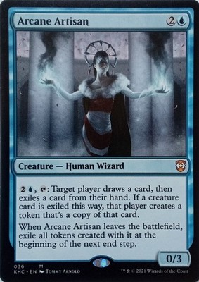 036 ARCANE ARTISAN MYTHIC KALDHEIM COMMANDER MTG KARTE