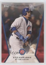 2017 Topps On Demand 600 HR Club Red 6/10 Kyle Schwarber #16R my8
