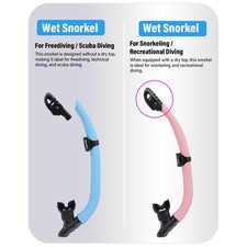 Snorkel de buceo Easy Breath Full Dry Top tecnología para apnea PUDZ