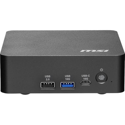 MSI CUBI NUC AI+ BAREBONE DESKTOP, INTEL CORE 5-322, 2X DDR5 SLOTS (UP -  BLACK