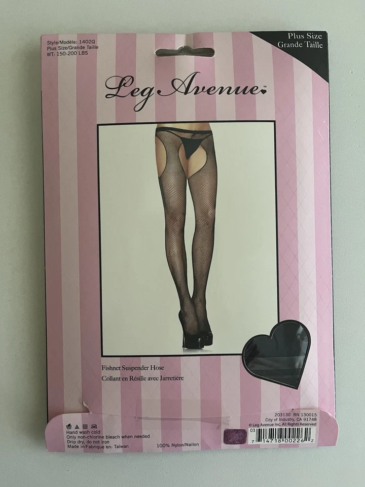 !!! Netzstrumpfhose schwarz - Einheitsgröße - Leg Avenue !!! - Bild 2 von 2