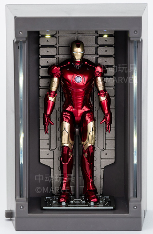 【未開封品】IRON MAN MARK ZD Toys Iron Man Mark 2 1:10 Scale Collectible Figure (LED