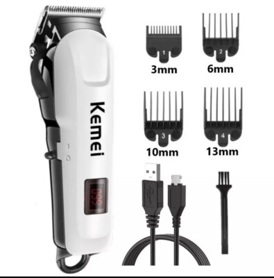 Kemei Profi Haarschneidemaschine Akku Herren LCD Akku Trimmer 809A