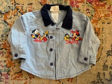 Amazing Condition Vintage Baby Mickey Disney Shirt 0-6 Months