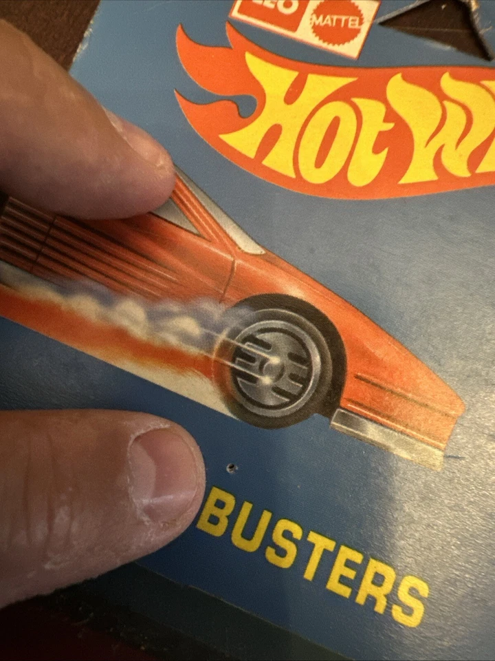 HTF Hot Wheels Leo India Trail Busters GMC Motorhome #9645 Pink Error Card Rough - Image 4 of 4