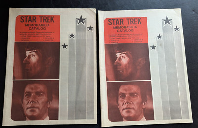 1980s Vintage STAR TREK MEMORABILIA CATALOG--2 available