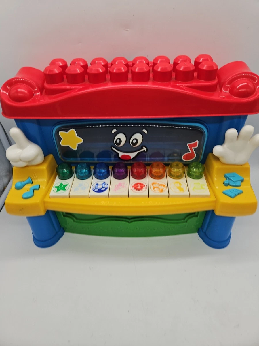 Vintage Interactive Mega Blocks Mr. Piano Learn To Play Music Talking Bloks