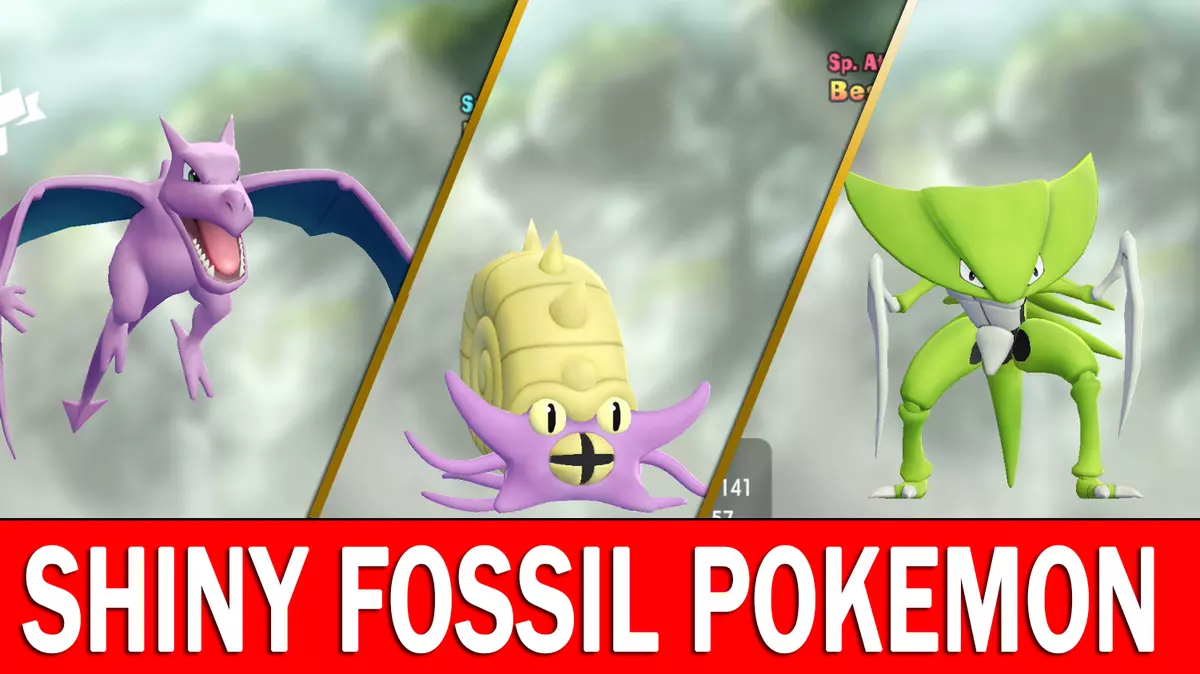 Shiny Aerodactyl / Pokemon Let's Go / 6IV Pokemon / Shiny Pokemon