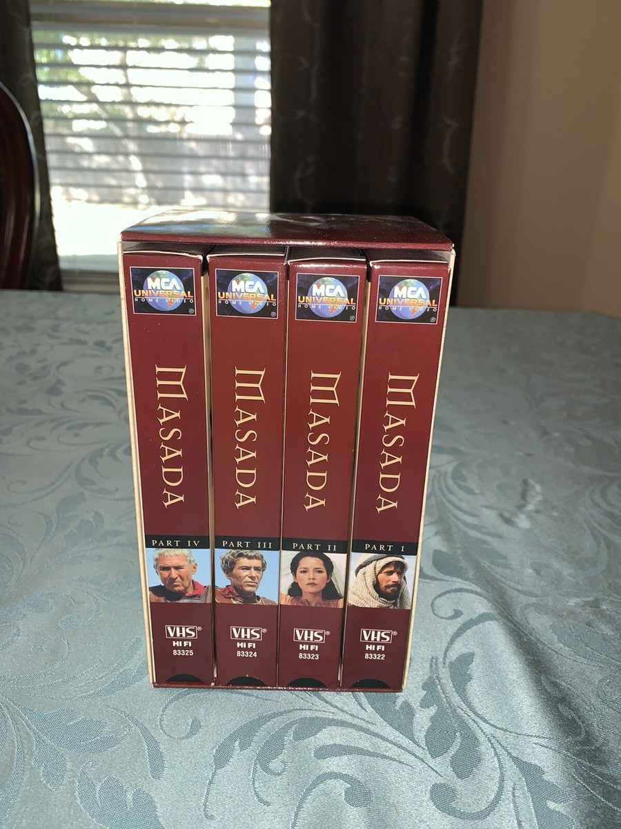 Masada VHS 1-4 MCA Universal Rare hard to find EUC | eBay 