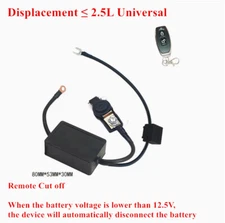 Automatic Car Battery Disconnect Cut Off Isolator Master Switch +Wireless Remote