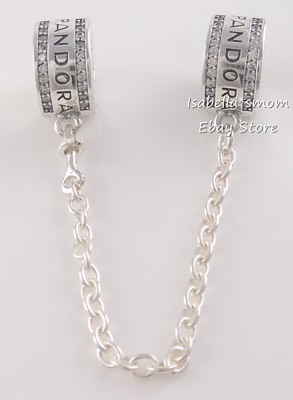 Authentic PANDORA LOGO Signature Silver 