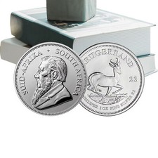 2023 1 Oz South Africa Fine Silver Krugerrand Coin BU Commemorative Coin New 7.76 per troy oz