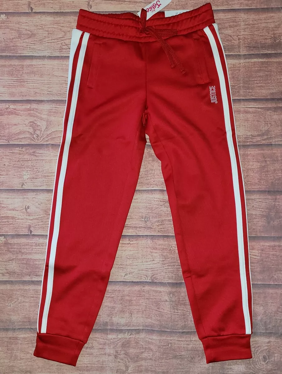 Girls red jogging bottoms cheap