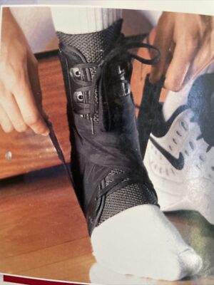 OTC Ankle Stabilizer With Heel Locking Straps New Slip On Multiple Sizes