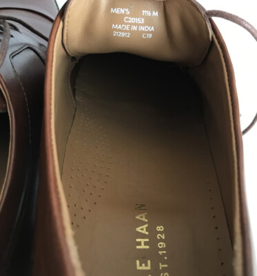 NEW Cole Haan Warren Cap Toe Derby - C20153 - British Tan  display picture 1