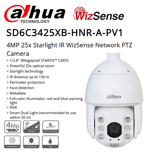Original Dahua PTZ 25X ZOOM 4MP 8MP Smart IR Starlight TiOC IP PTZ Cameras Lot - Picture 5 of 18