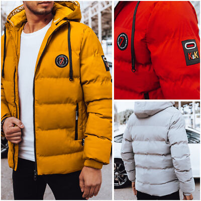 Steppjacke Herren Winterjacke Mode Daunenjacke Winterparka Herren