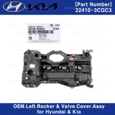 OEM 224103CGC3 Left Rocker & Valve Cover Assy for Hyundai Santa Fe Kia Sorento