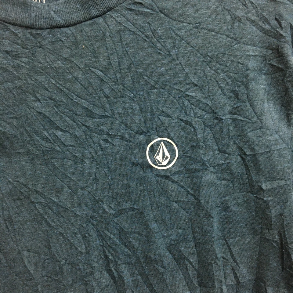 Volcom Shirt Small Adult Blue Crewneck Short Sleeve Casual Athletic Modern Men S - Image 3 of 4