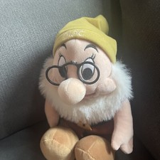 The Disney Store 12'' Doc Stuffed Plush Snow White and The Seven Dwarfs