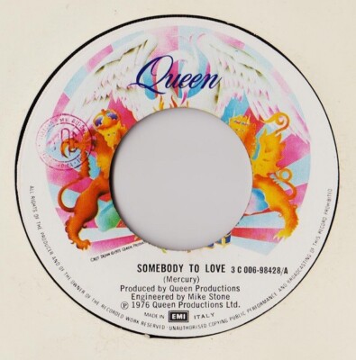 QUEEN   Somebody To Love/White MaN 45 Runden 1976   20,00